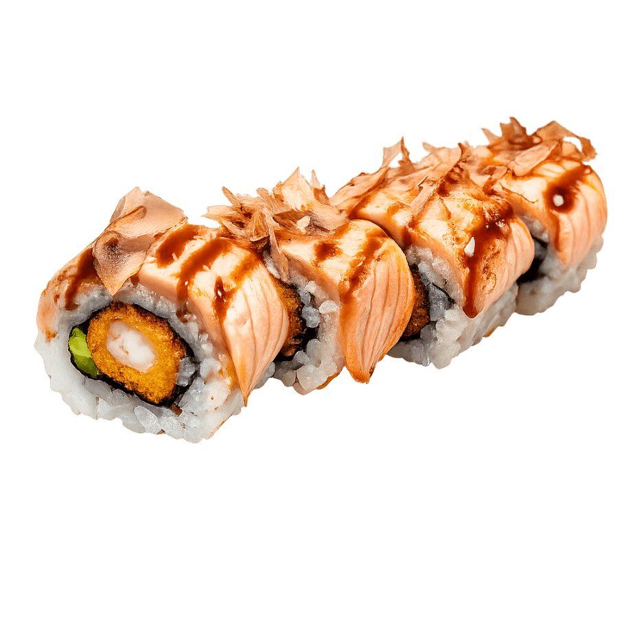 Sake dragon roll ( 8 stuks )