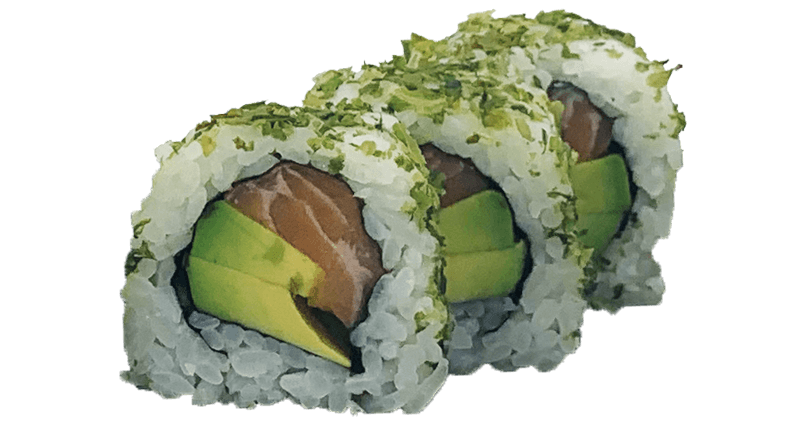 Wasabi Sake maki ( 3 stuks )